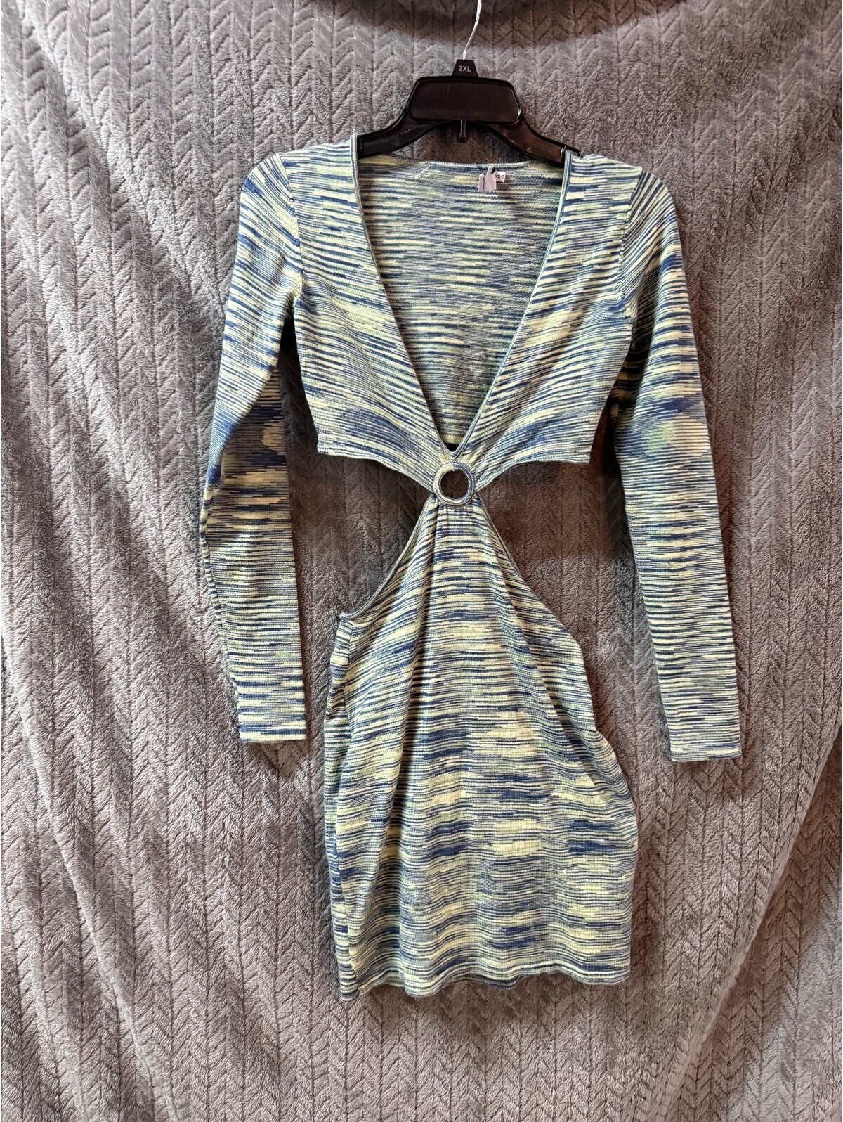 Adika Xs-S Multi-Color Cutout Bodycon Dress